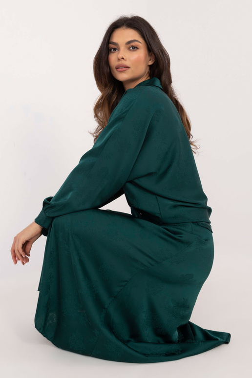 Svārki-DHJ-SD-19293.67-tumši zaļi