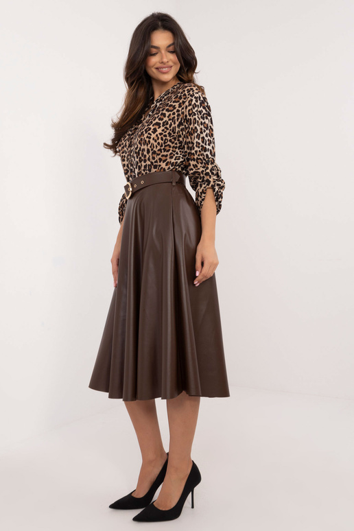 Svārki - DHJ-SD-A1997.76 - tumši brūni