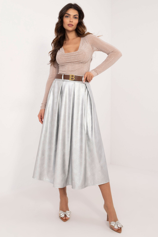 Svārki-DHJ-SD-18760.06P-sudrabs