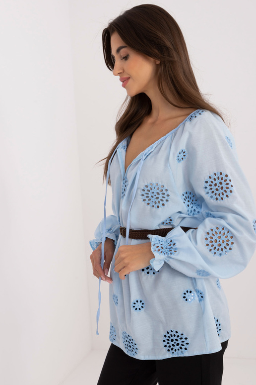 Blūze-LK-BZ-509747.80 gaiši zils