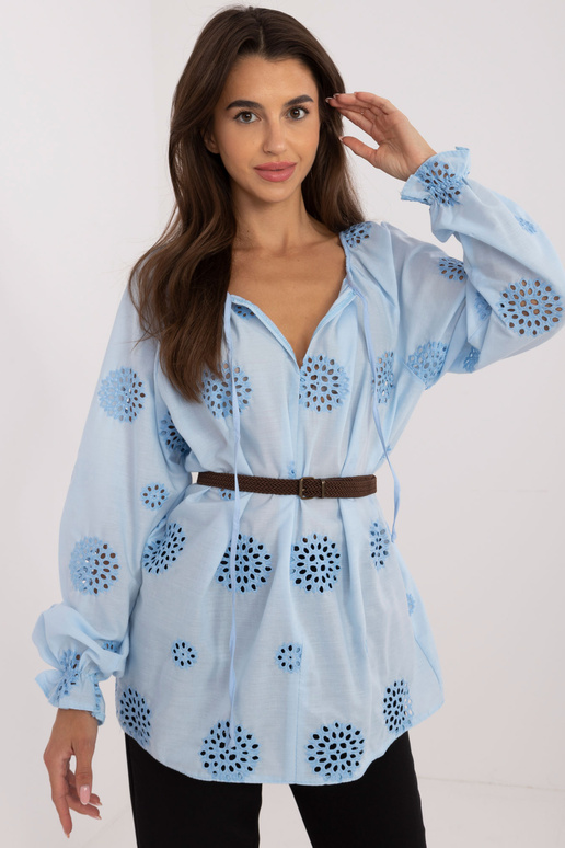 Blūze-LK-BZ-509747.80 gaiši zils