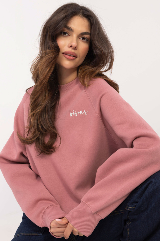 Džemperis - D10600T02656B - tumši rozā