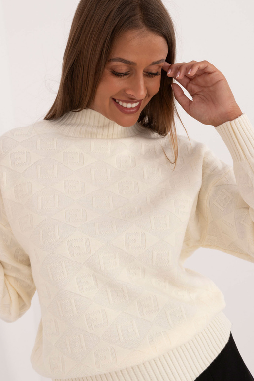 Džemperis-AT-SW-2339.54- balta krāsa