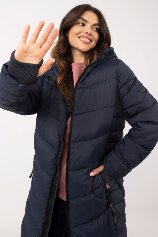 Mētelis-D51160XB44540A3- tumši zils