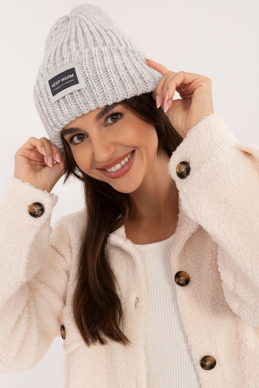 Czapka- JK-CZ-51.18-pelēks Czapka- JK-CZ-51.18-pelēks