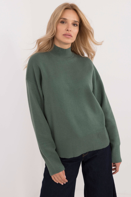 Džemperis - D93111AD90910A2 - tumši zaļš
