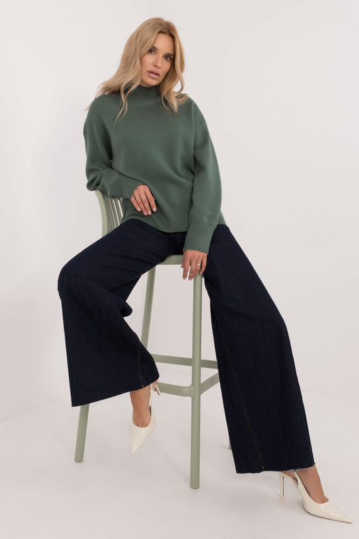 Džemperis - D93111AD90910A2 - tumši zaļš