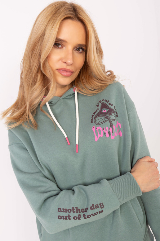 Džemperis - D10600T02420L - pistācijas