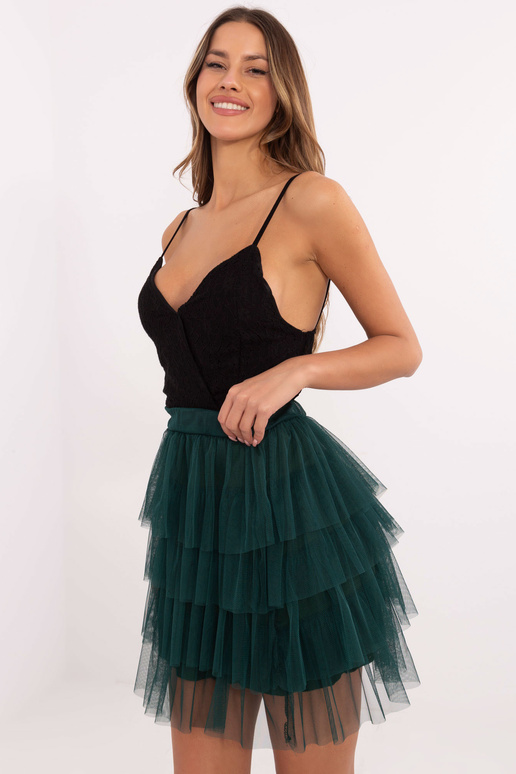 Svārki-TW-SD-BI-0517.84-tumši zaļi