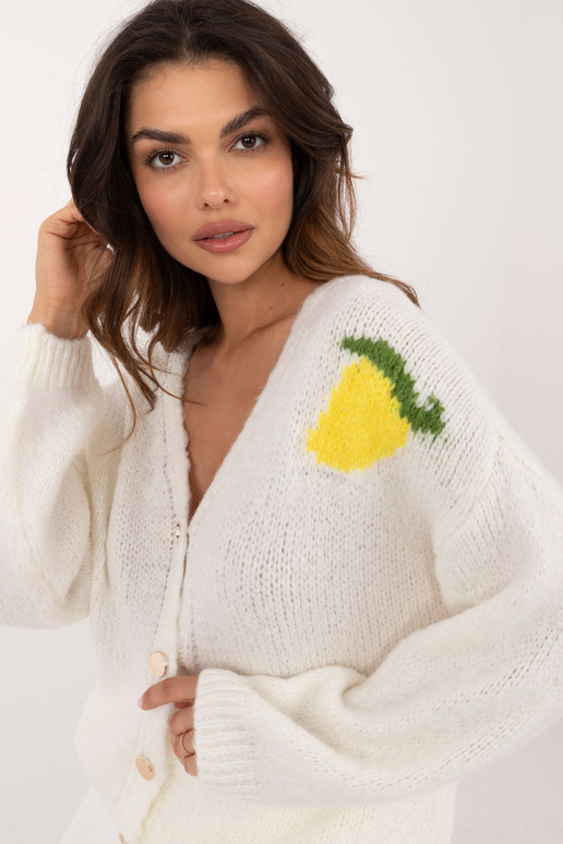 Džemperis -MI-SW-2108.92- balta krāsa