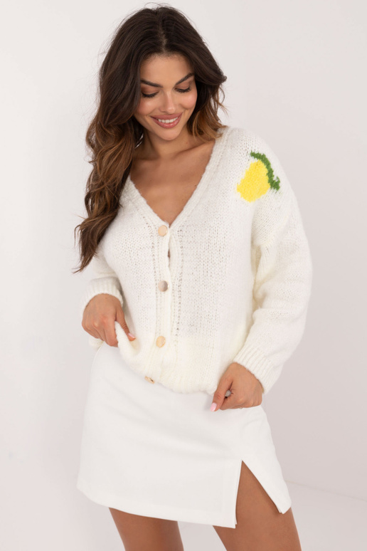 Džemperis -MI-SW-2108.92- balta krāsa