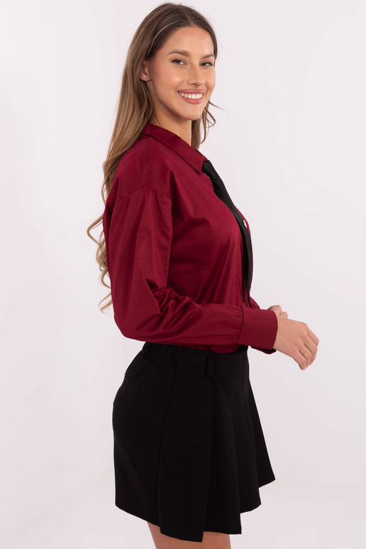 Krekls-DHJ-KS-9213.86-bordo