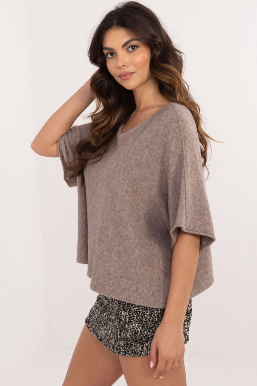 Džemperis-IT-SW-0811.82P-tumši bēšs