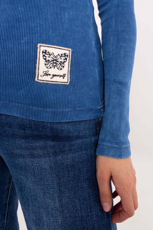 Blūze-CLM-BZ-1168.89-tumši zila