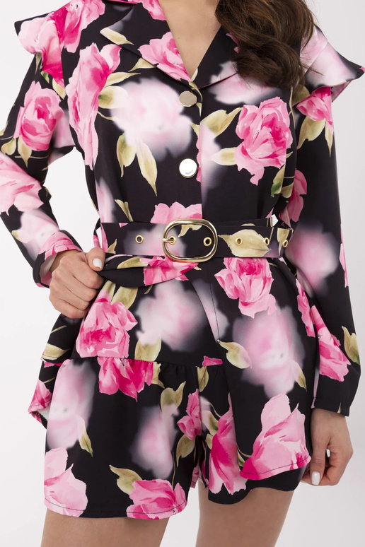 Kombinezons-DHJ-KO-20615-2,60-melns-rozā