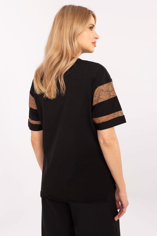 Blūze-CLM-BZ-0004.50-melns-bēšs