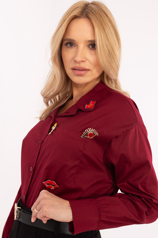 Krekls-DHJ-KS-9230.75P-bordo