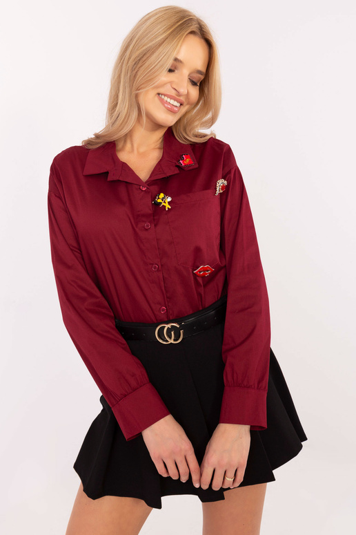 Krekls-DHJ-KS-9230.75P-bordo