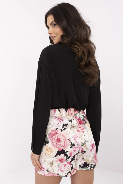 Svārki-DHJ-SD-A8933.12-melni-rozā