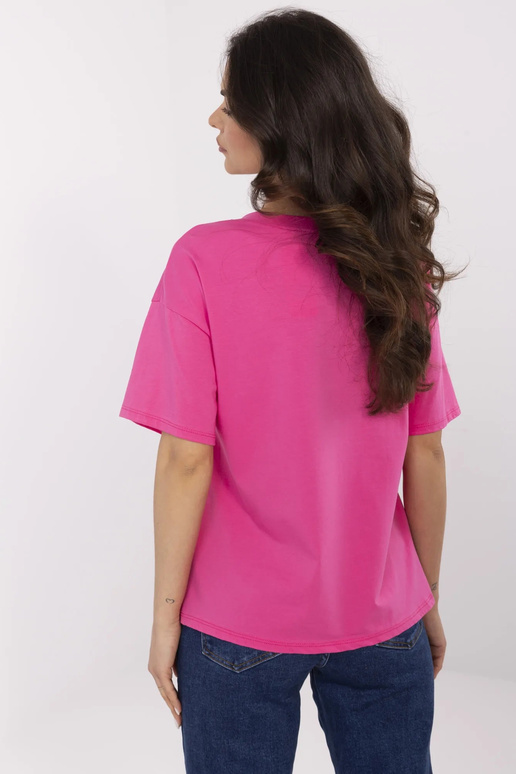 T-krekls-MI-TS-M3221-1.20P-tumši rozā