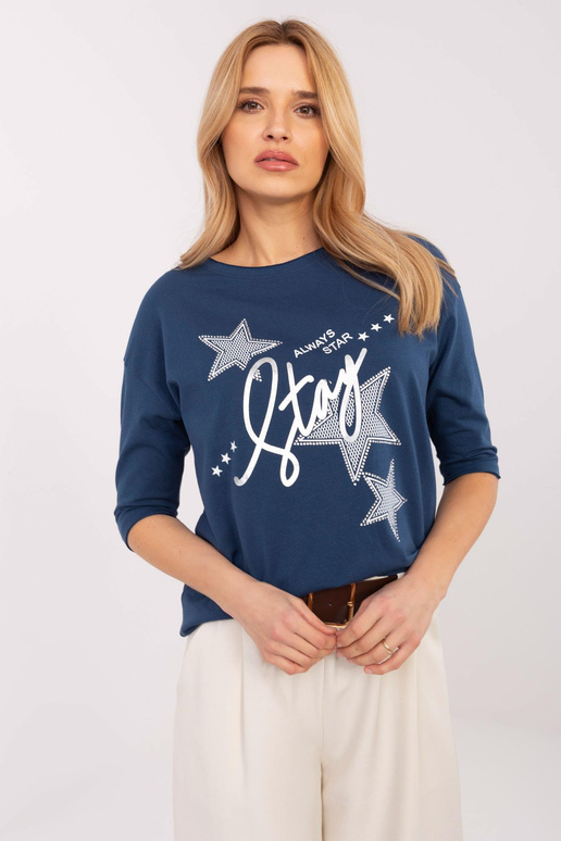 Blūze-CLM-BZ-0016.84-tumši zila