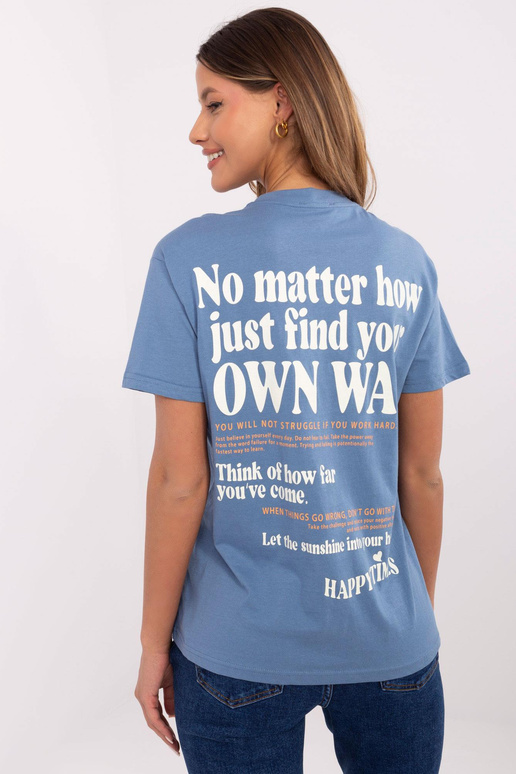 T-krekls-D12022AC02645G-tumši zils