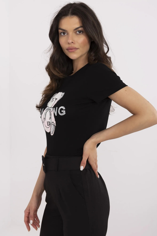 T-krekls-NM-TS-JX-09328.65P-melns-rozā