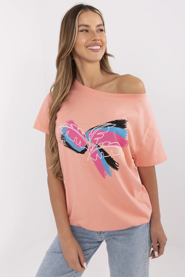 T-krekls-CLM-TS-1019.79-koraļļu krāsā