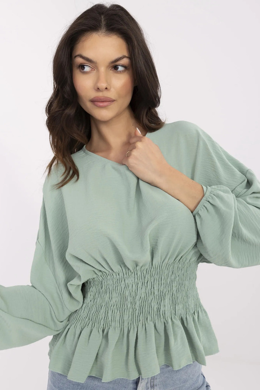 Blūze-D50021F11088A-pistācijas