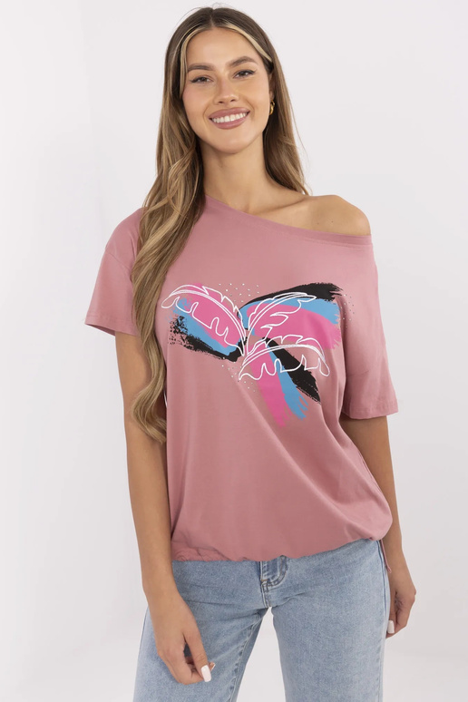 T-krekls-CLM-TS-1019.79-tumši rozā