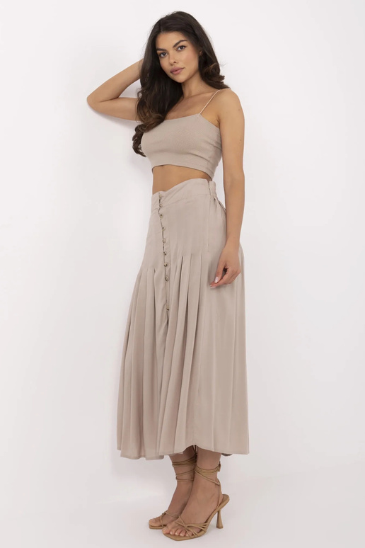 Svārki-D73761M50187B-tumši bēši