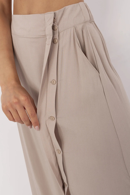 Svārki-D73761M50222A-tumši bēši