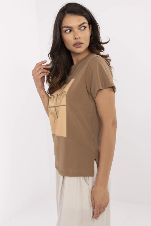 T-krekls-CLM-TS-1704.85-gaiši brūns