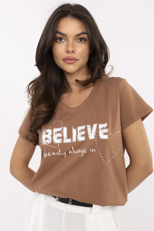 T-krekls-CLM-TS-1726.87-gaiši brūns