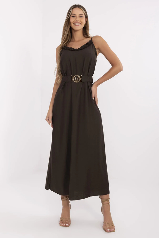 Kleita-MI-SK-A6401.00-tumši brūna Kleita-MI-SK-A6401.00-tumši brūna