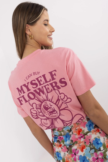 T-krekls-D12022AC02645I-rozā