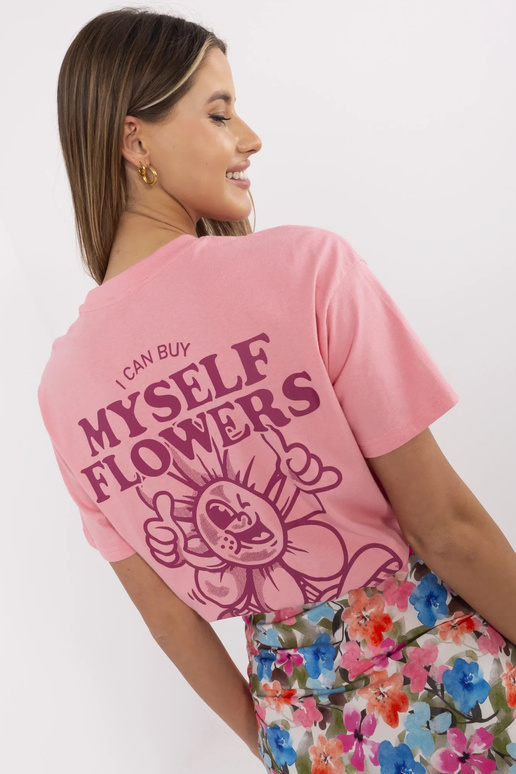 T-krekls-D12022AC02645I-rozā