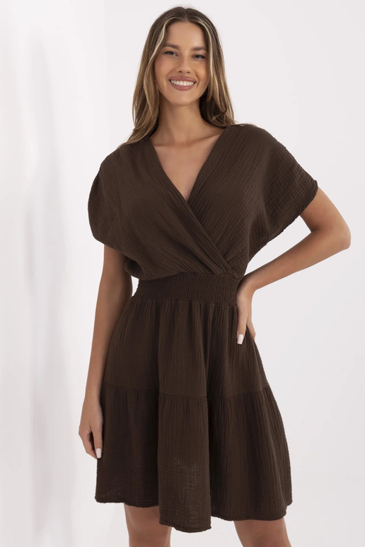 Kleita-MI-SK-92160.00-tumši brūna Kleita-MI-SK-92160.00-tumši brūna