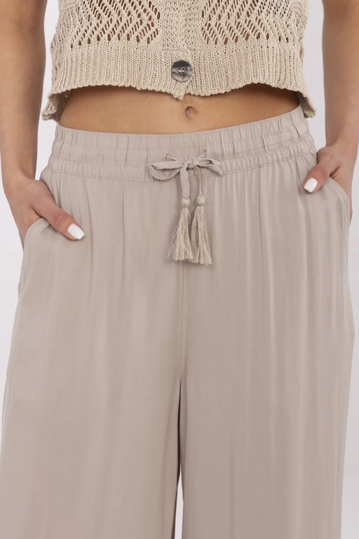 Bikses-D73761M62237B-tumši bēša