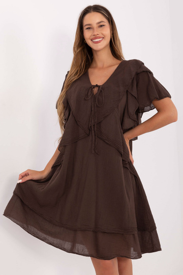 Kleita tumši brūnā 2