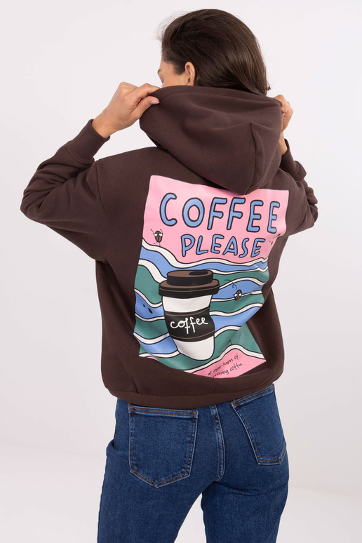 Tumši brūns džemperis