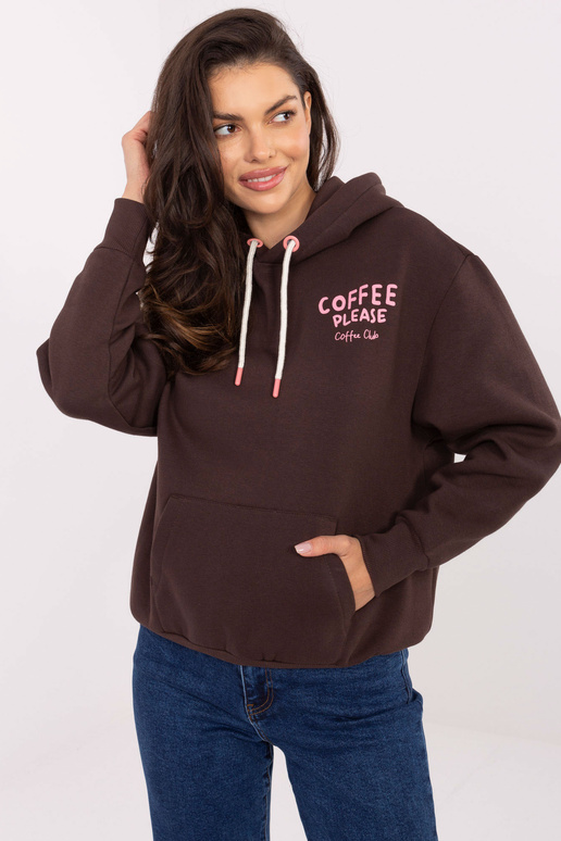 Tumši brūns džemperis