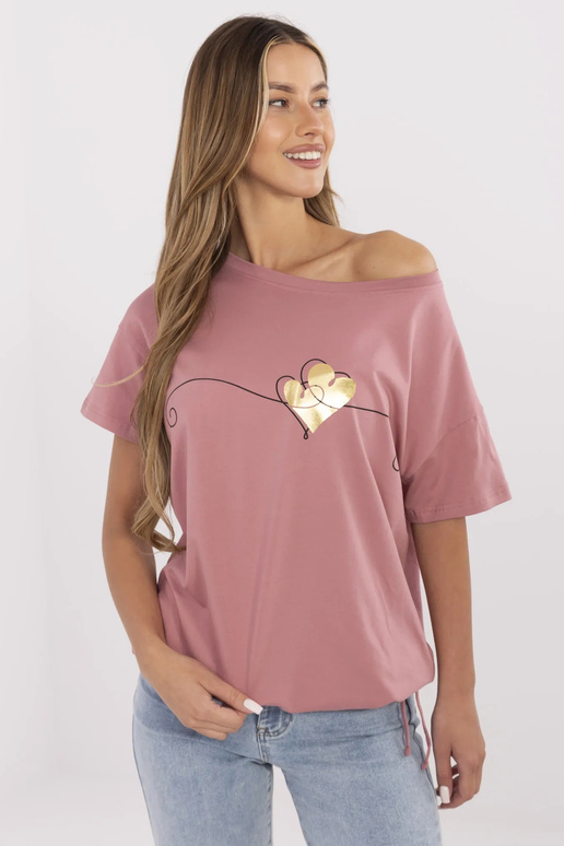 T-krekls-CLM-TS-1017.03-tumši rozā