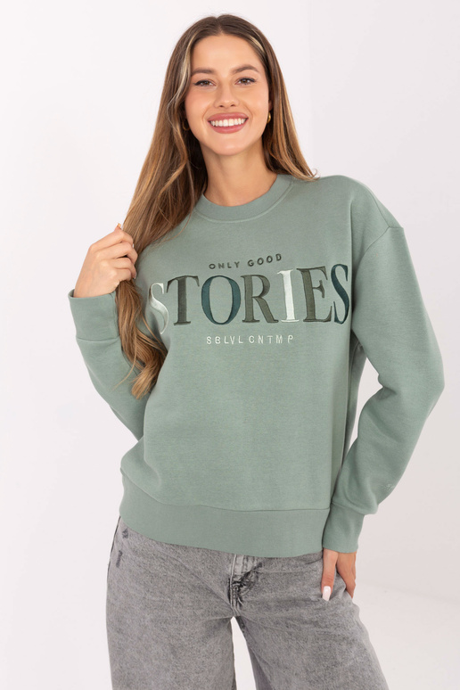 Pistāciju krāsas džemperis