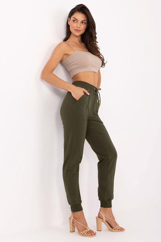 Haki krāsas sporta bikses