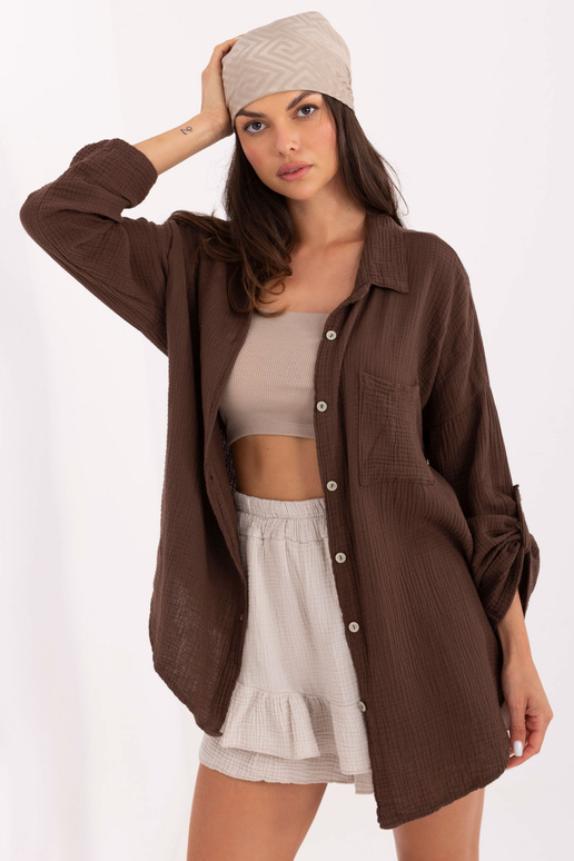 Krekli MO-KS-9368.98 tumši brūni