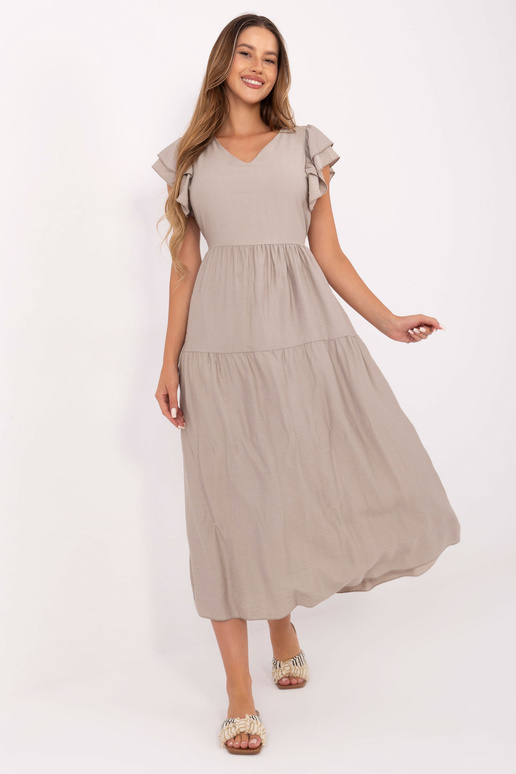 Smilšu krāsa kleita