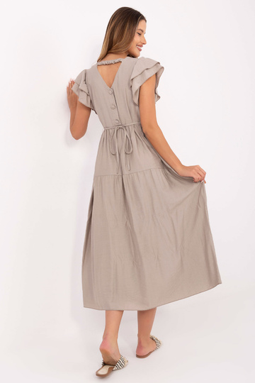 Smilšu krāsa kleita 2