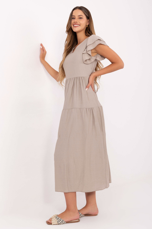 Smilšu krāsa kleita