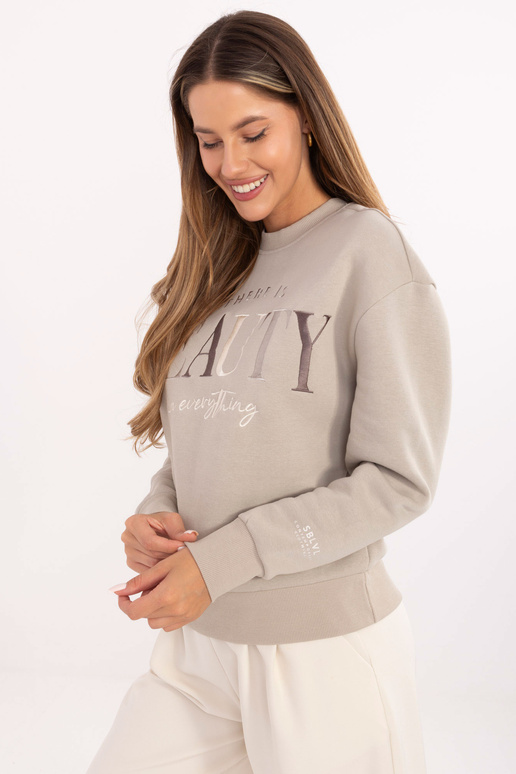 Smilšu krāsas džemperis